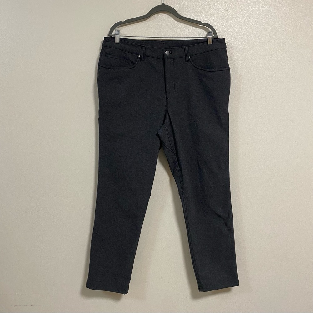 Lululemon Pants Men’s Size 36 Heathered Black ABC Pants Tech Canvas Slim fit